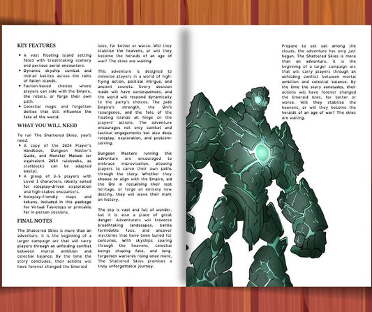 The Shattered Skies | East-Asian Inspired Campaign Starter