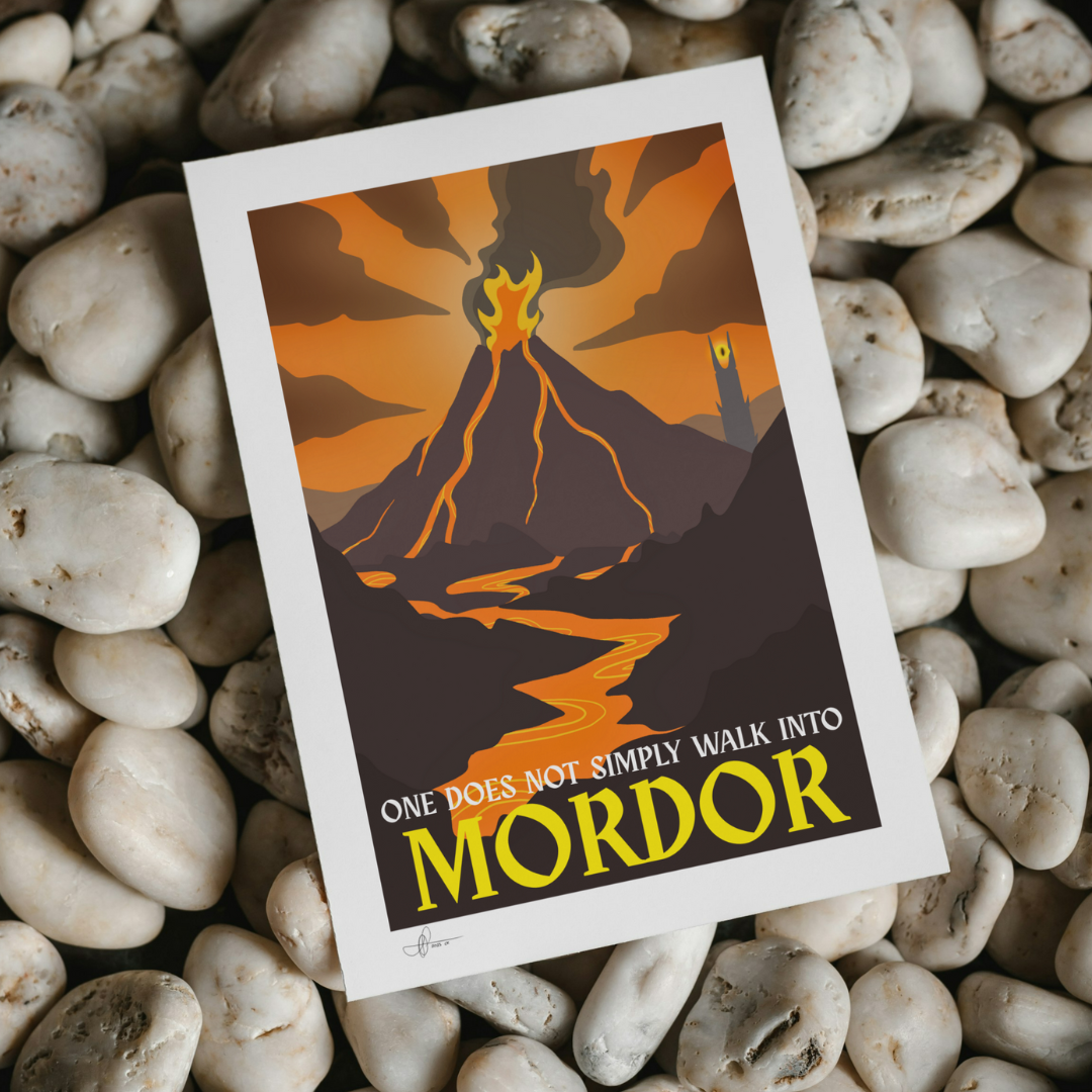 “One Does Not Simply Walk Into Mordor” | Lord of the Rings Inspired Greeting Card