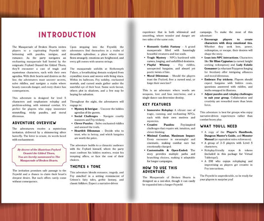 The Masquerade of Broken Hearts