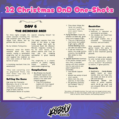 The Twelve Days of Dice