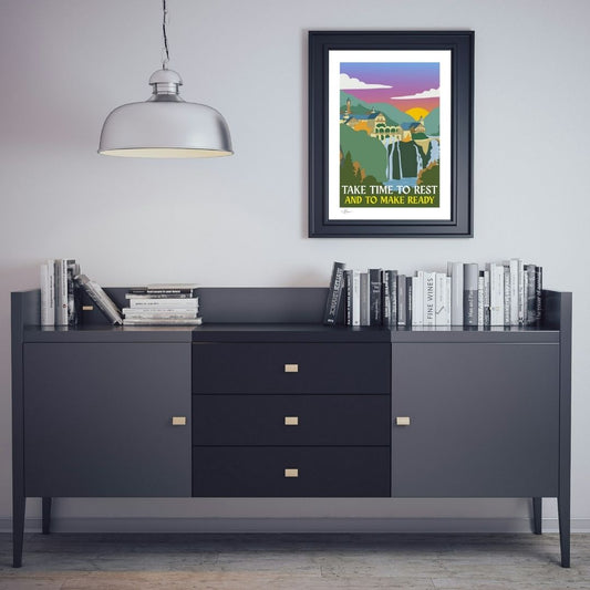 “Take Time to Rest and Make Ready” Rivendell-Inspired Art Print